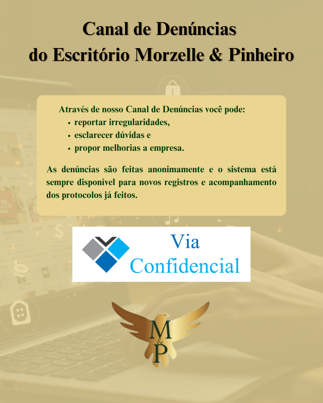 Canal de Denúncias  do Escritório Morzelle & Pinheiro